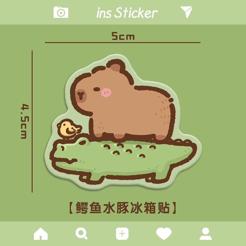 Kapibala acrylic fridge magnet