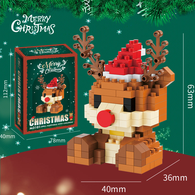 Santa Claus Building Block Tree