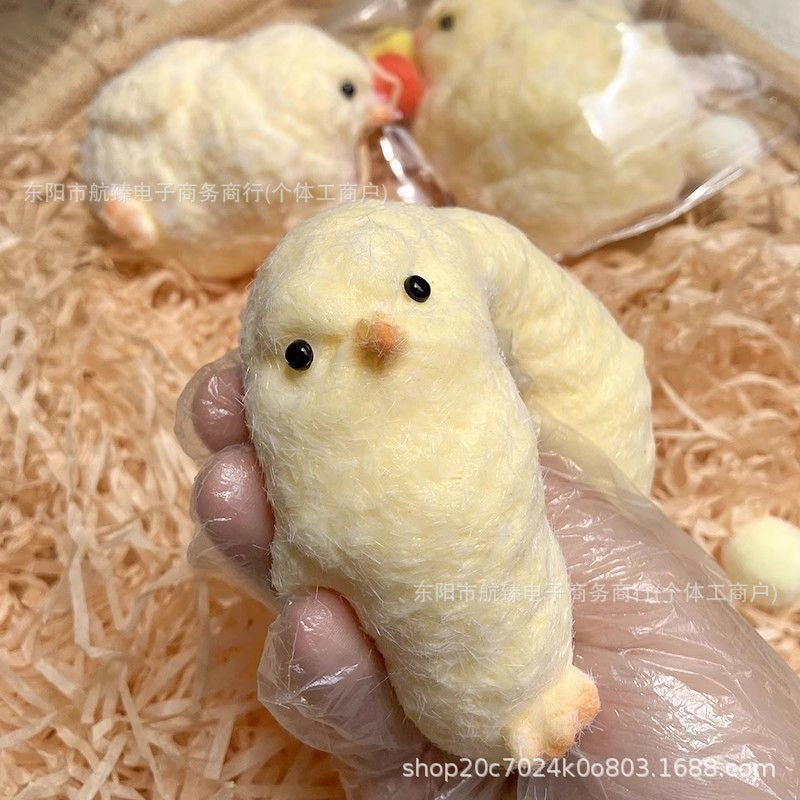 Silicone chicken kneading fun