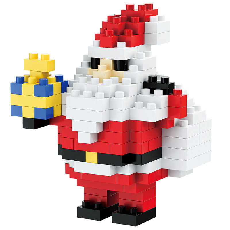 Santa Claus Building Block Tree