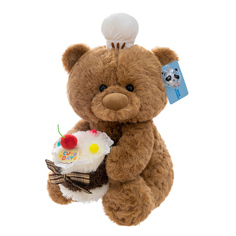 Cute cake bear doll sleeping comfort pillow