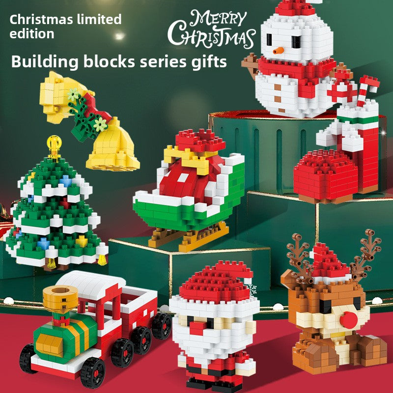 Santa Claus Building Block Tree