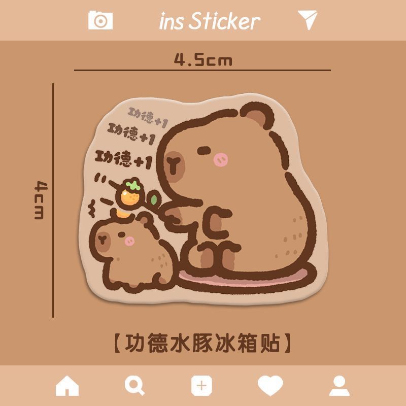 Kapibala acrylic fridge magnet