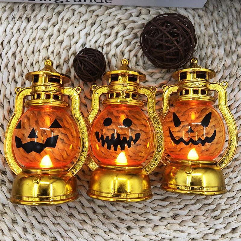 Pumpkin Lantern Halloween Ghost Light