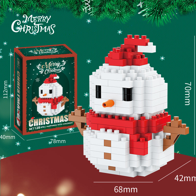 Santa Claus Building Block Tree