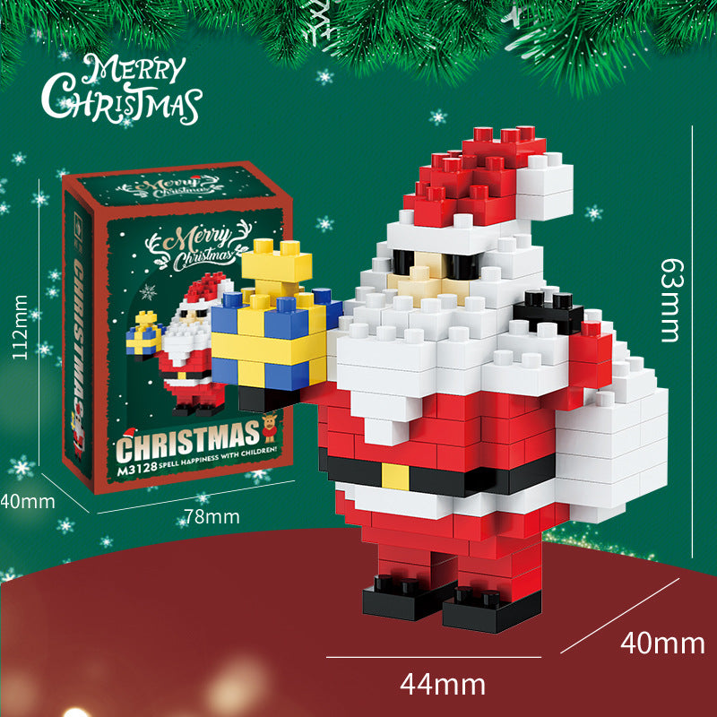 Santa Claus Building Block Tree