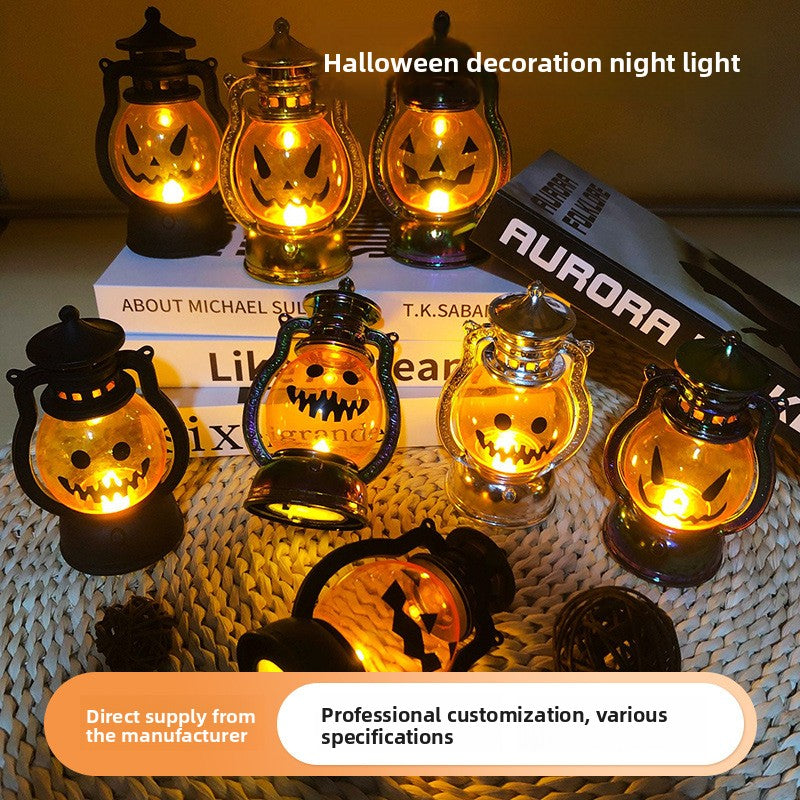 Pumpkin Lantern Halloween Ghost Light