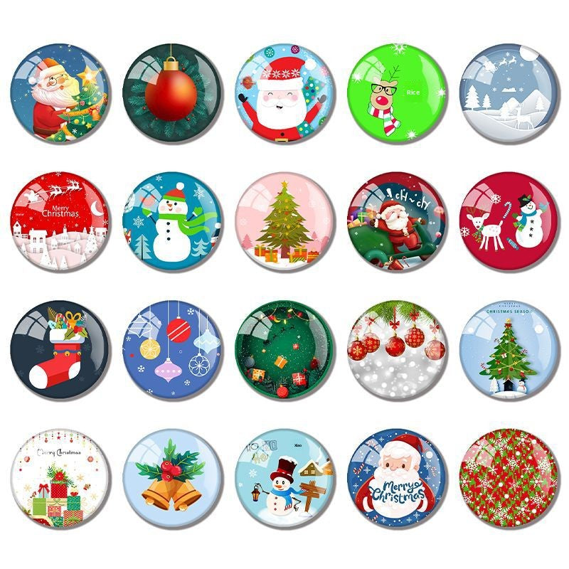 Christmas fridge magnets