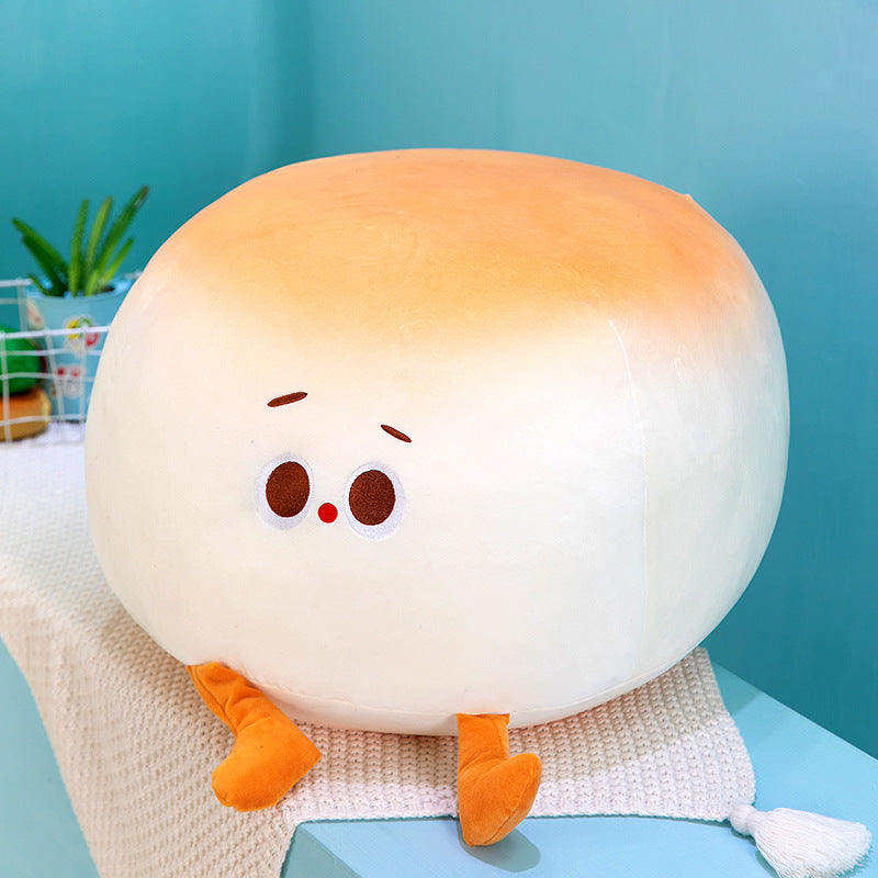 Creative Cute Steamed Bun Plush Pillow Home Decoration Children's Pillow Doll Girl's Holiday Gift Wholesale