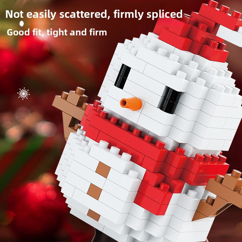 Santa Claus Building Block Tree
