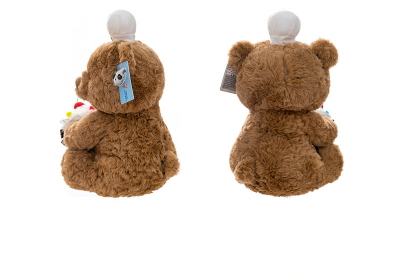 Cute cake bear doll sleeping comfort pillow